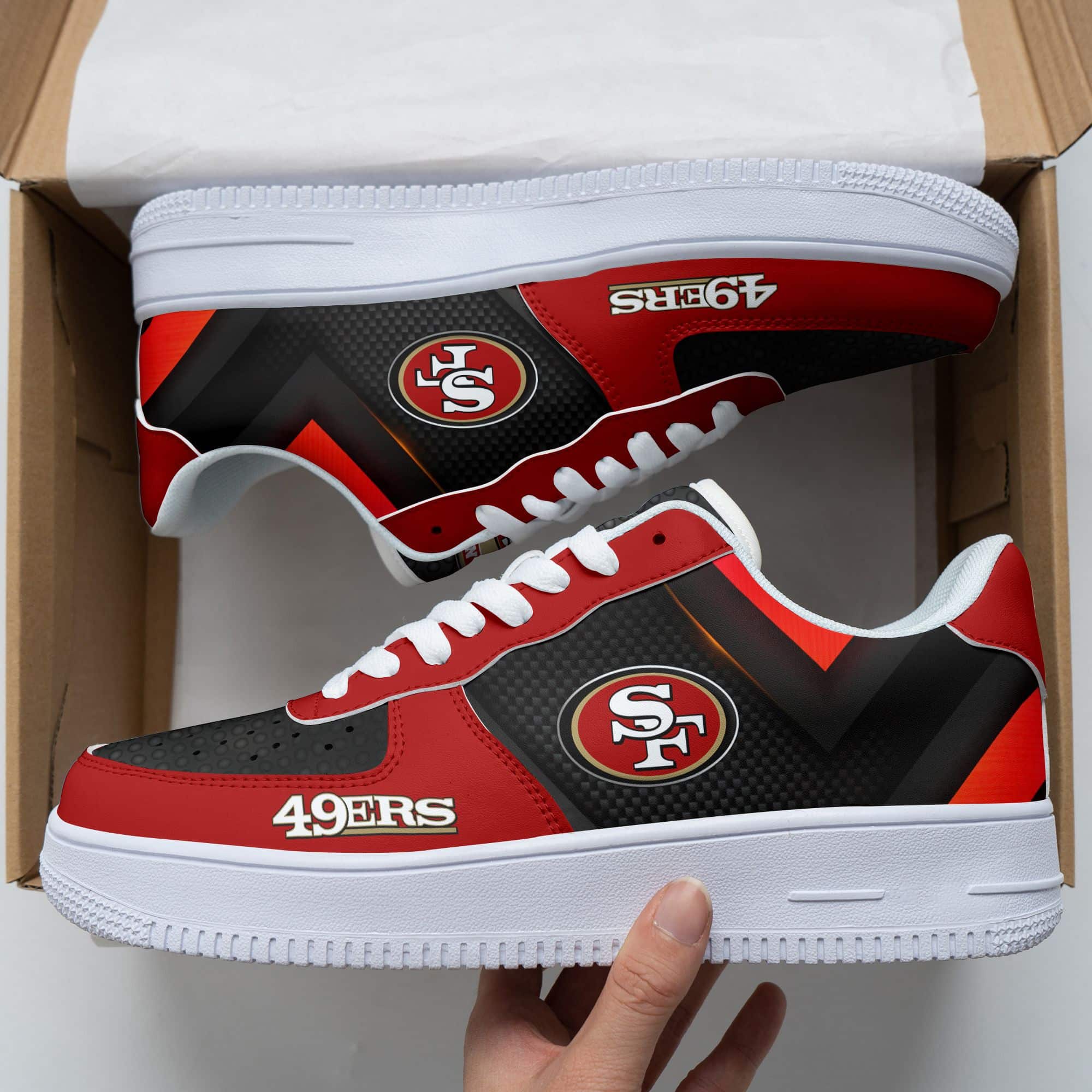San Francisco 49Ers Air Force 1 Sneakers 69 For Men Women