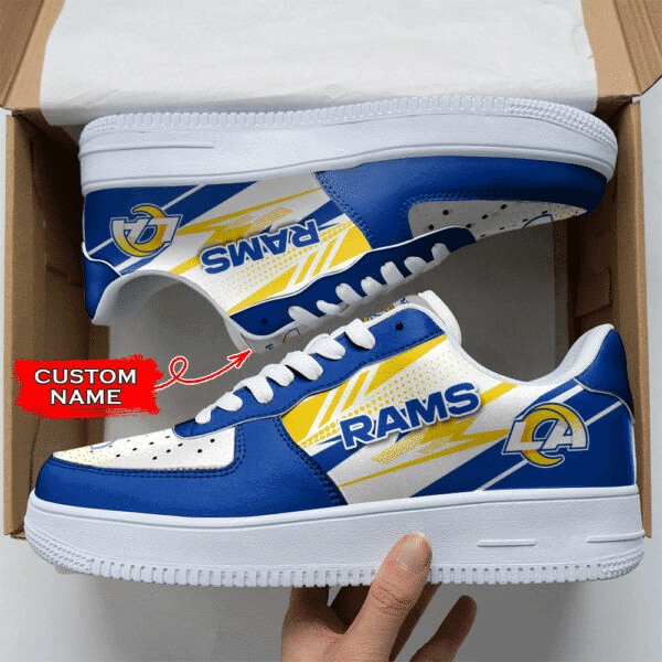 Los Angeles Rams Nfl Personalized Air Force 1 Shoes For Men Women