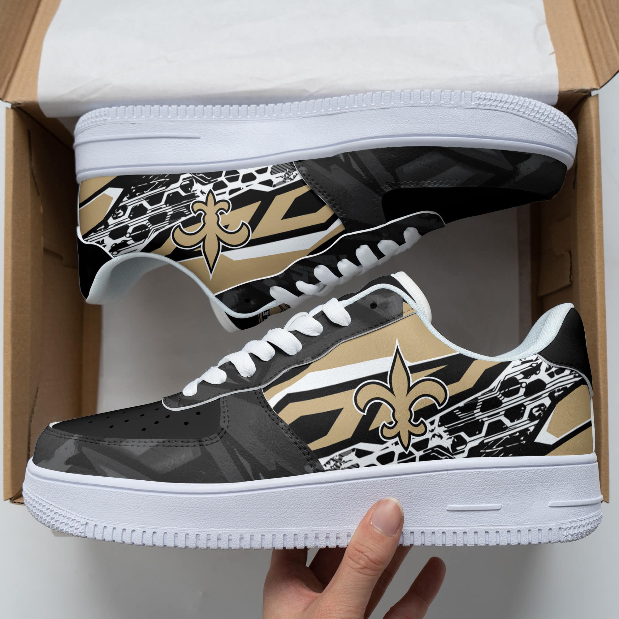 New Orleans Saints Air Force 1 Shoes 340 For Men Women