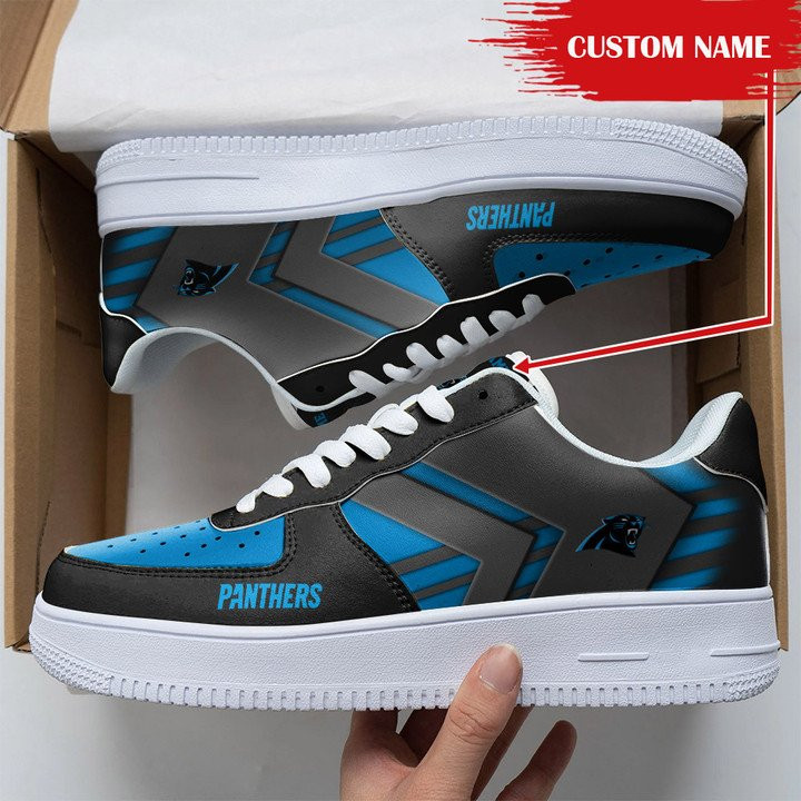 Carolina Panthers Personalized Air Force 1 Shoes 328 For Men Women