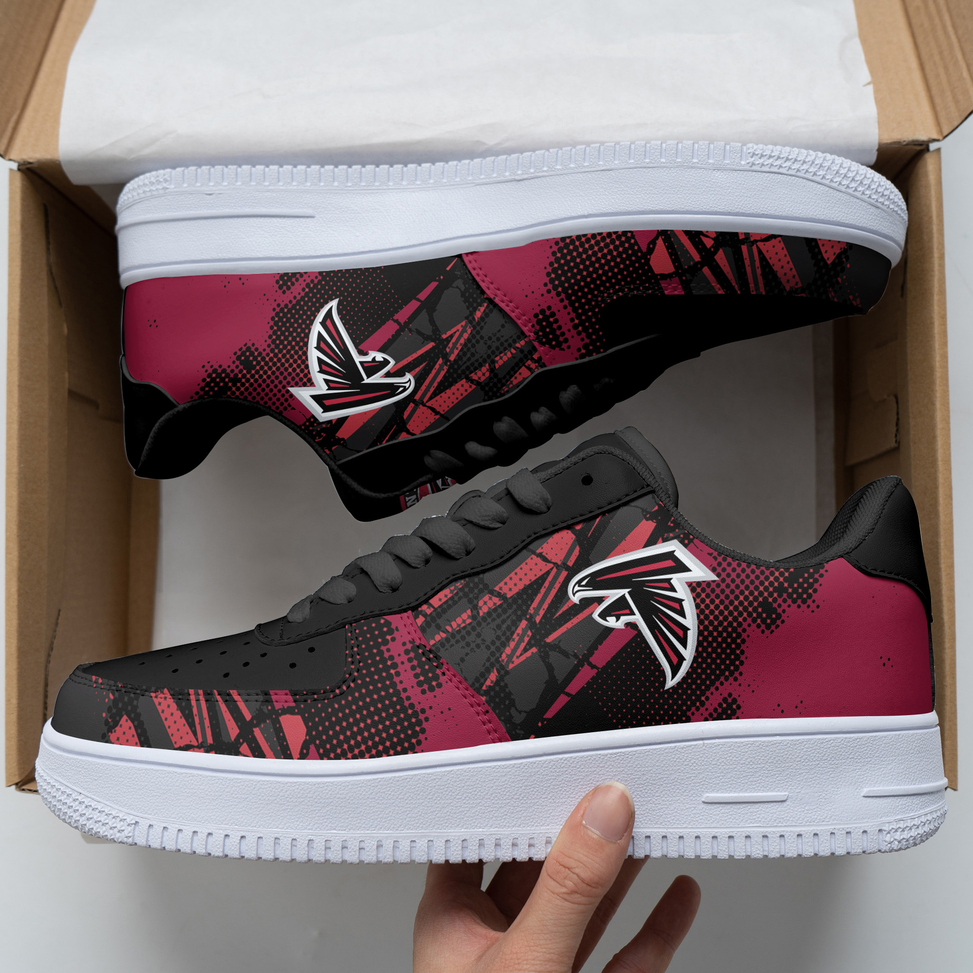 Atlanta Falcons Air Force 1 Shoes 334 For Men Women
