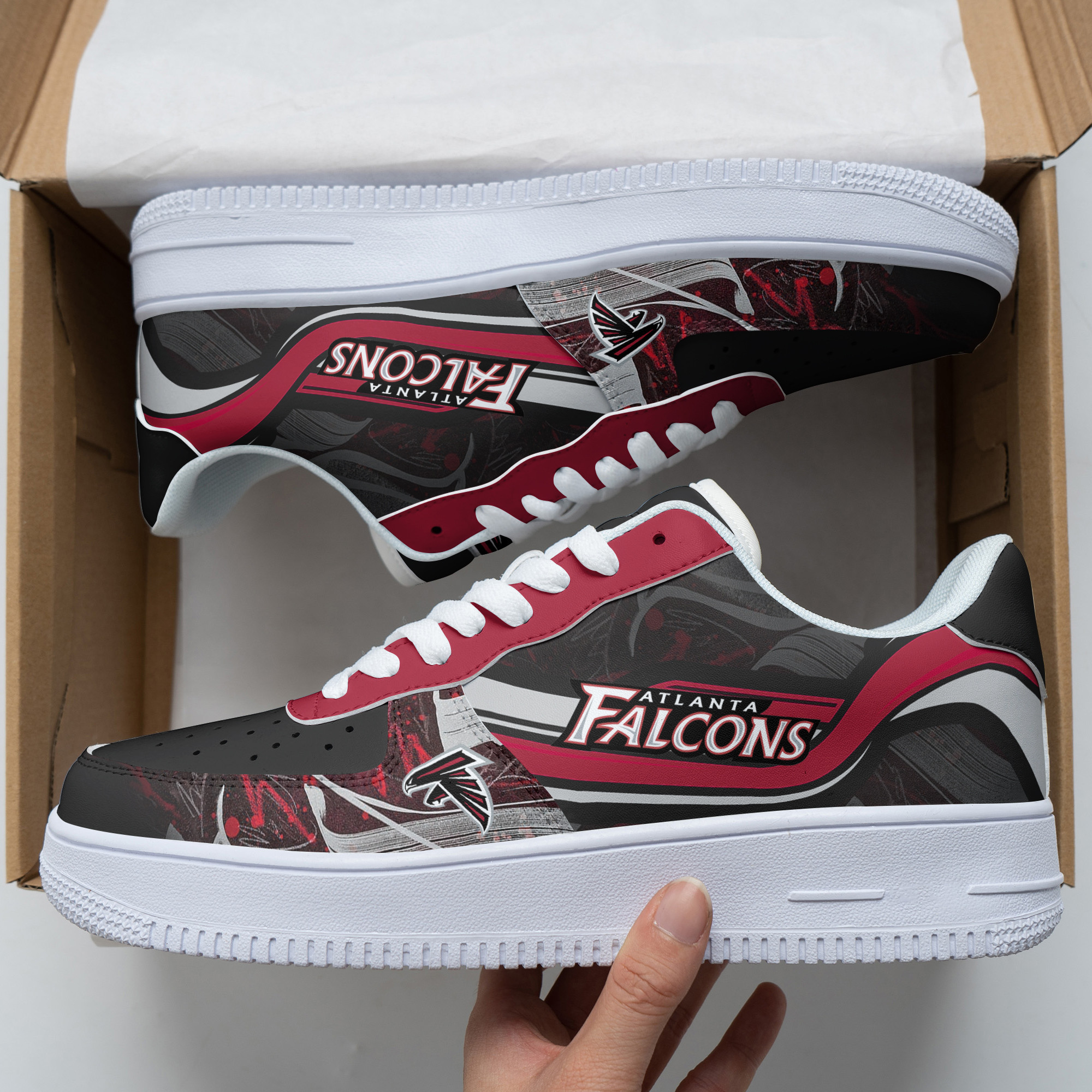 Atlanta Falcons Air Force 1 Shoes Bg38 For Men Women