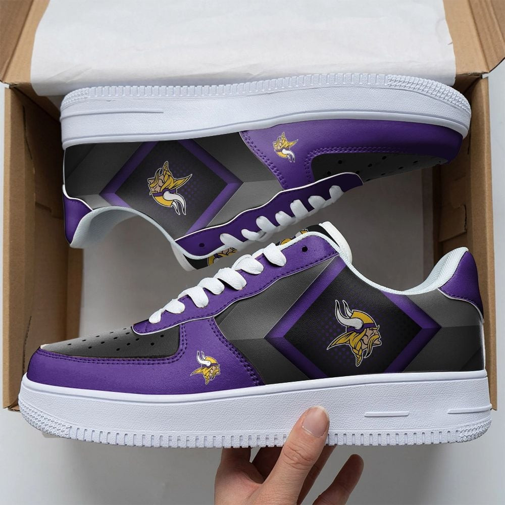 Nfl Minnesota Vikings Air Force 1 Sneakers For Men Women Style Special 