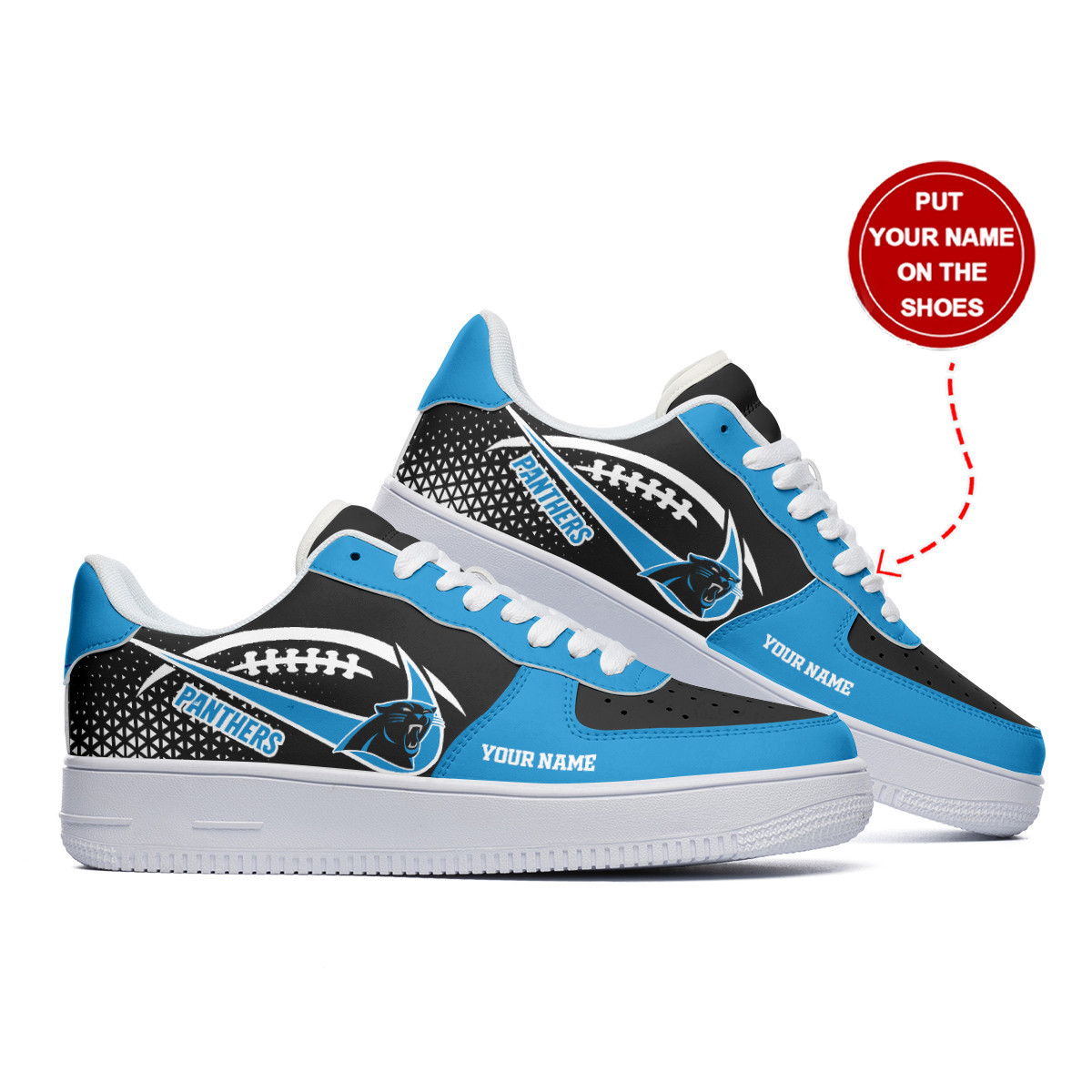 Detroit Lions Personalized Air Force 1 Shoes Bg308 For Men Women