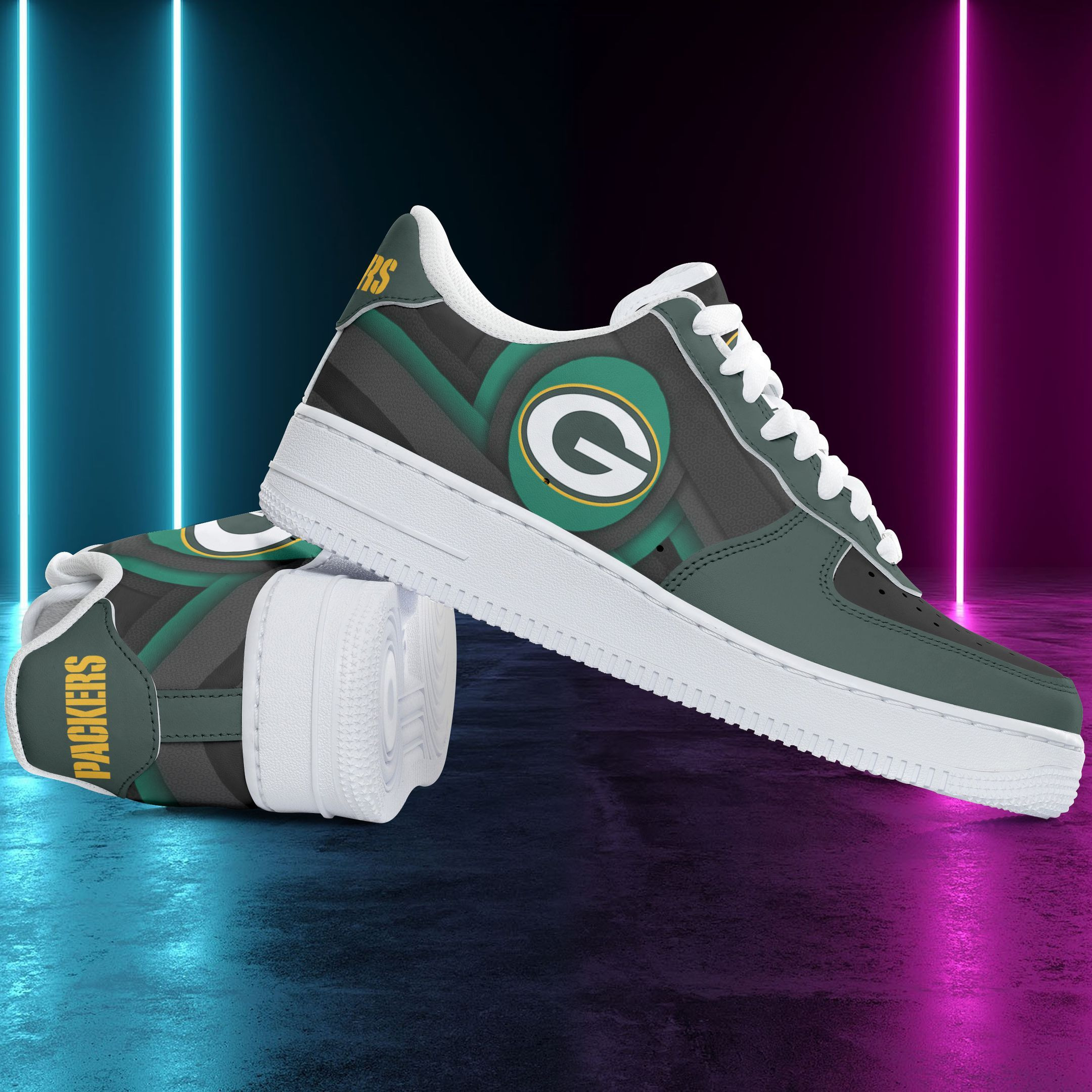 Green Bay Packers Air Force 1 Shoes 227 For Men Women