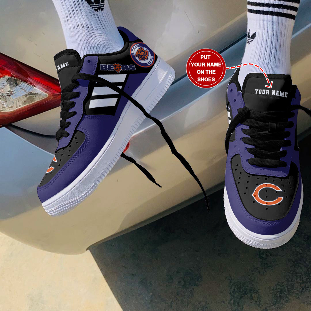 Chicago Bears Personalized Air Force 1 Shoes Bg227 For Men Women