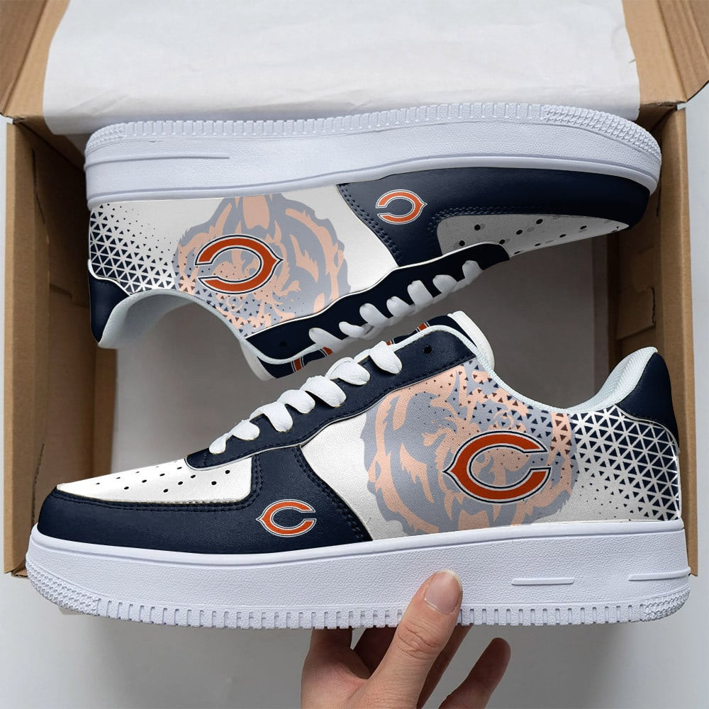 Nfl Chicago Bears Air Force 1 Sneakers For Men Women