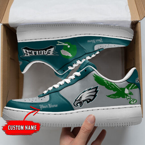 Philadelphia Eagles Personalized Air Force 1 Shoes Bg30 For Men Women