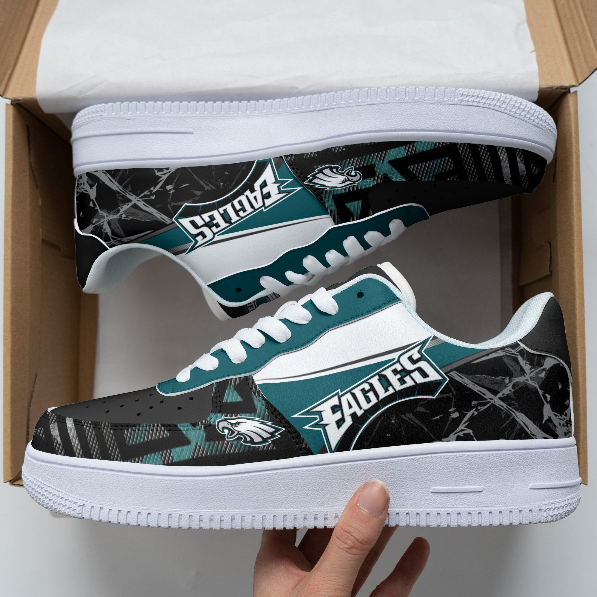 Philadelphia Eagles Air Force 1 Shoes Bg43 For Men Women