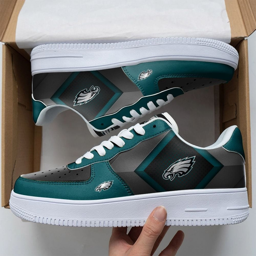 Nfl Philadelphia Eagles Air Force 1 Sneakers For Men Women