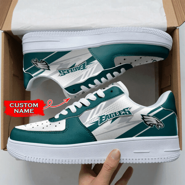 Philadelphia Eagles Nfl Personalized Air Force 1 Shoes For Men Women