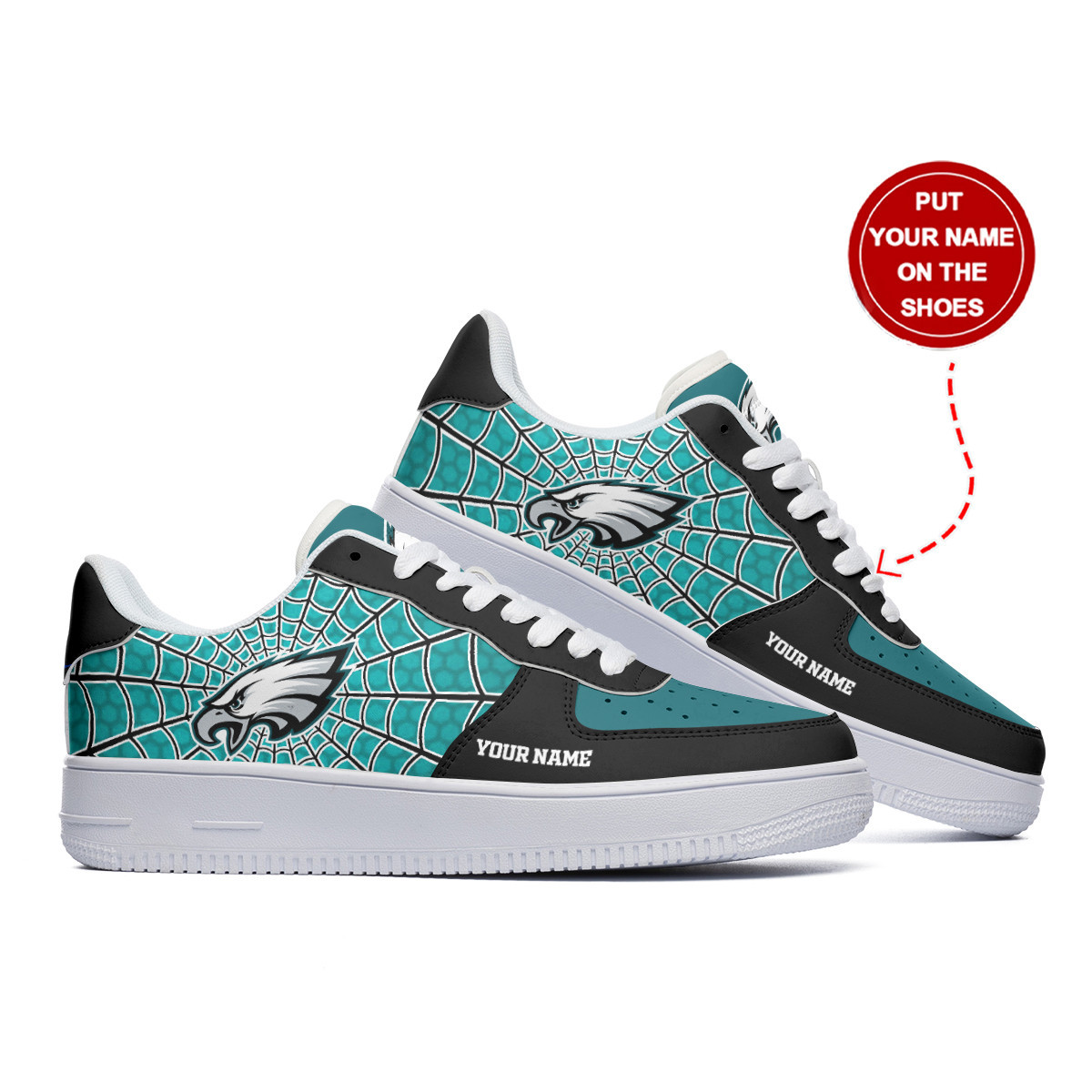 Philadelphia Eagles Personalized Air Force 1 Shoes Bg304 For Men Women