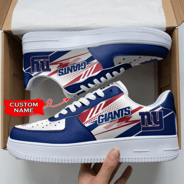 New York Giants Nfl Personalized Air Force 1 Shoes For Men Women