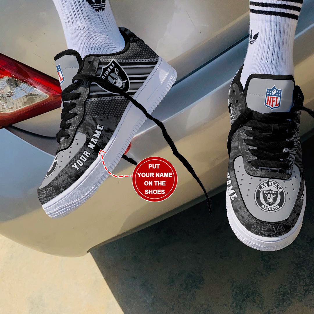 Las Vegas Raiders Personalized Air Force 1 Shoes Bg183 For Men Women