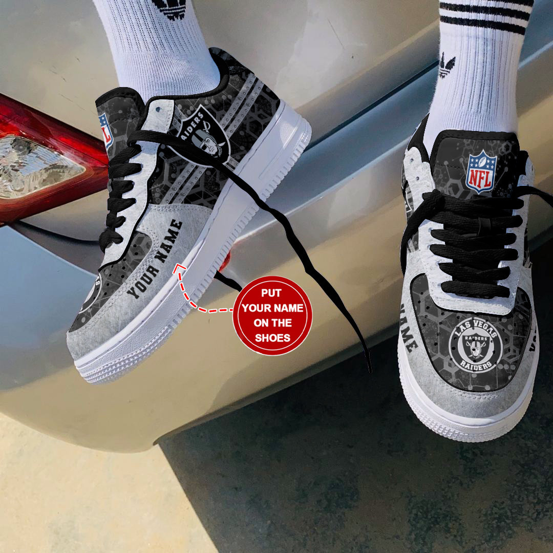 Las Vegas Raiders Personalized Air Force 1 Shoes Bg184 For Men Women