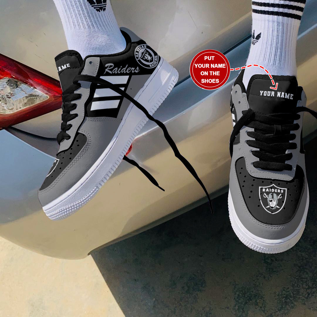Las Vegas Raiders Personalized Air Force 1 Shoes Bg229 For Men Women