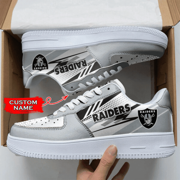 Las Vegas Raiders Nfl Personalized Air Force 1 Shoes For Men Women