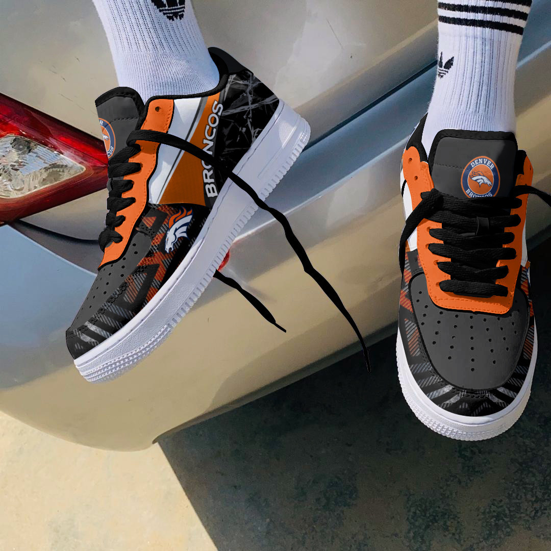 Denver Broncos Air Force 1 Shoes Bg41 For Men Women