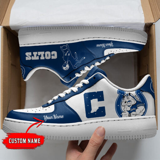 Indianapolis Colts Personalized Air Force 1 Shoes Bg20 For Men Women