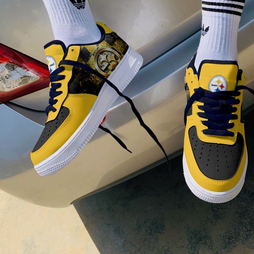 Pittsburgh Steelers Air Force 1 Sneakers 24 For Men Women