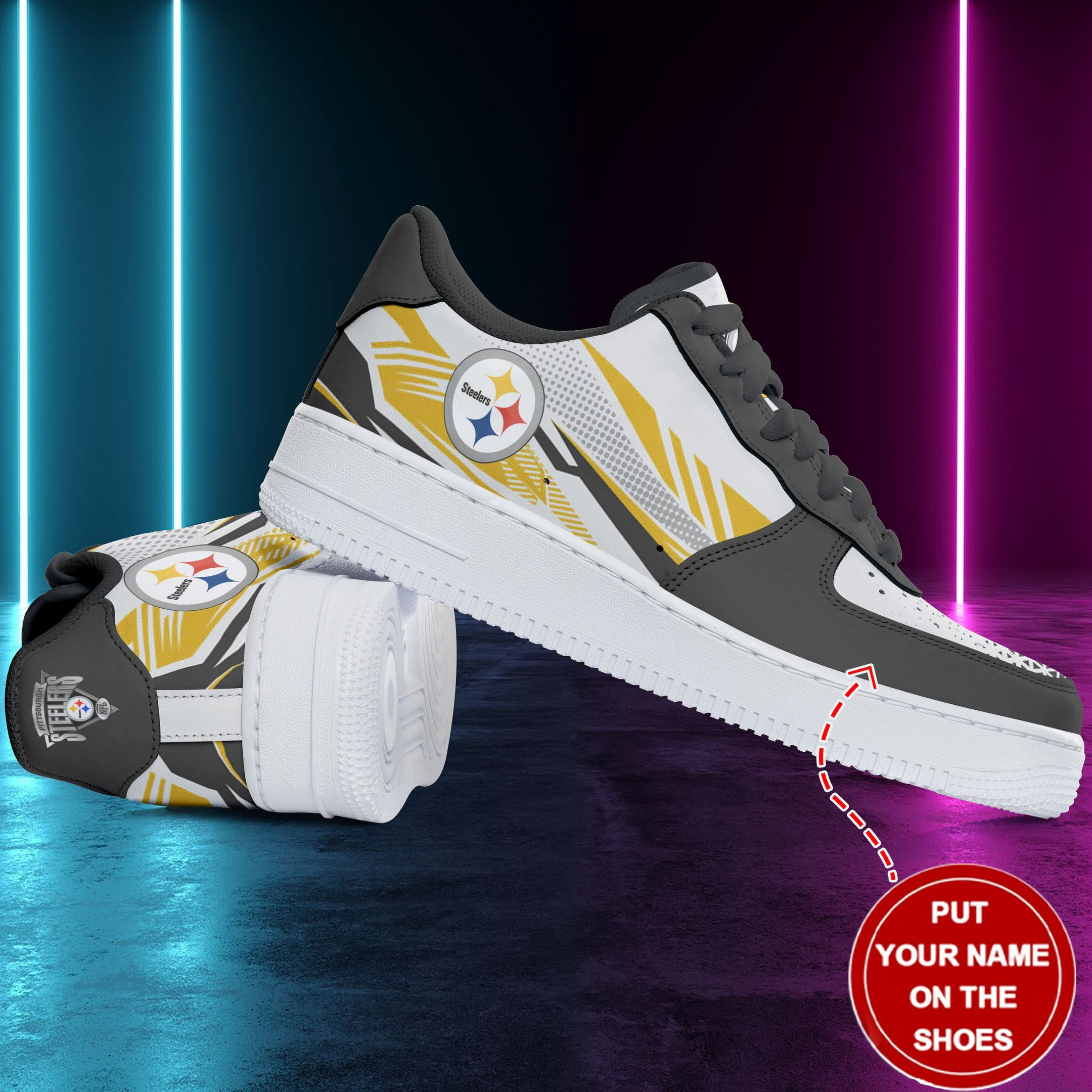 Pittsburgh Steelers Personalized Air Force 1 Sneakers 97 For Men Women