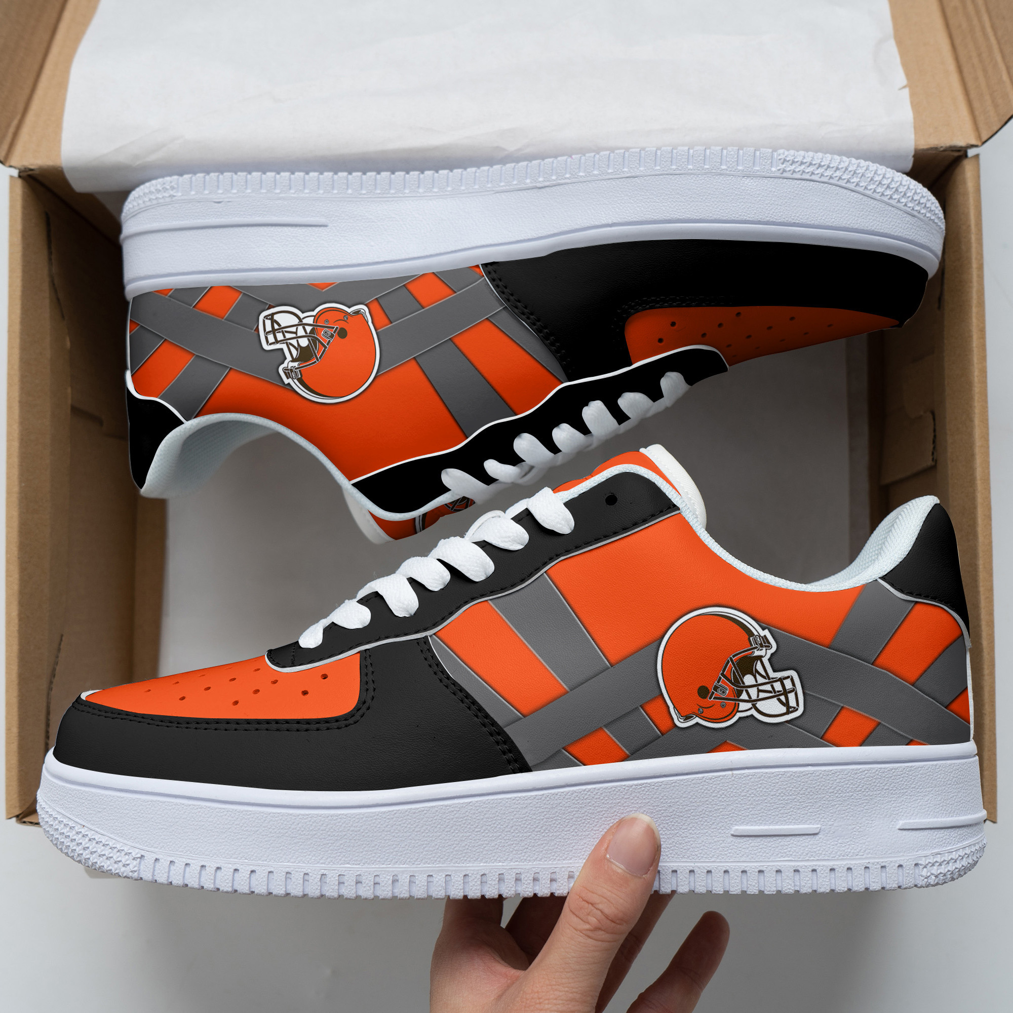 Cleveland Browns Personalized Air Force 1 Shoes Bg234 For Men Women
