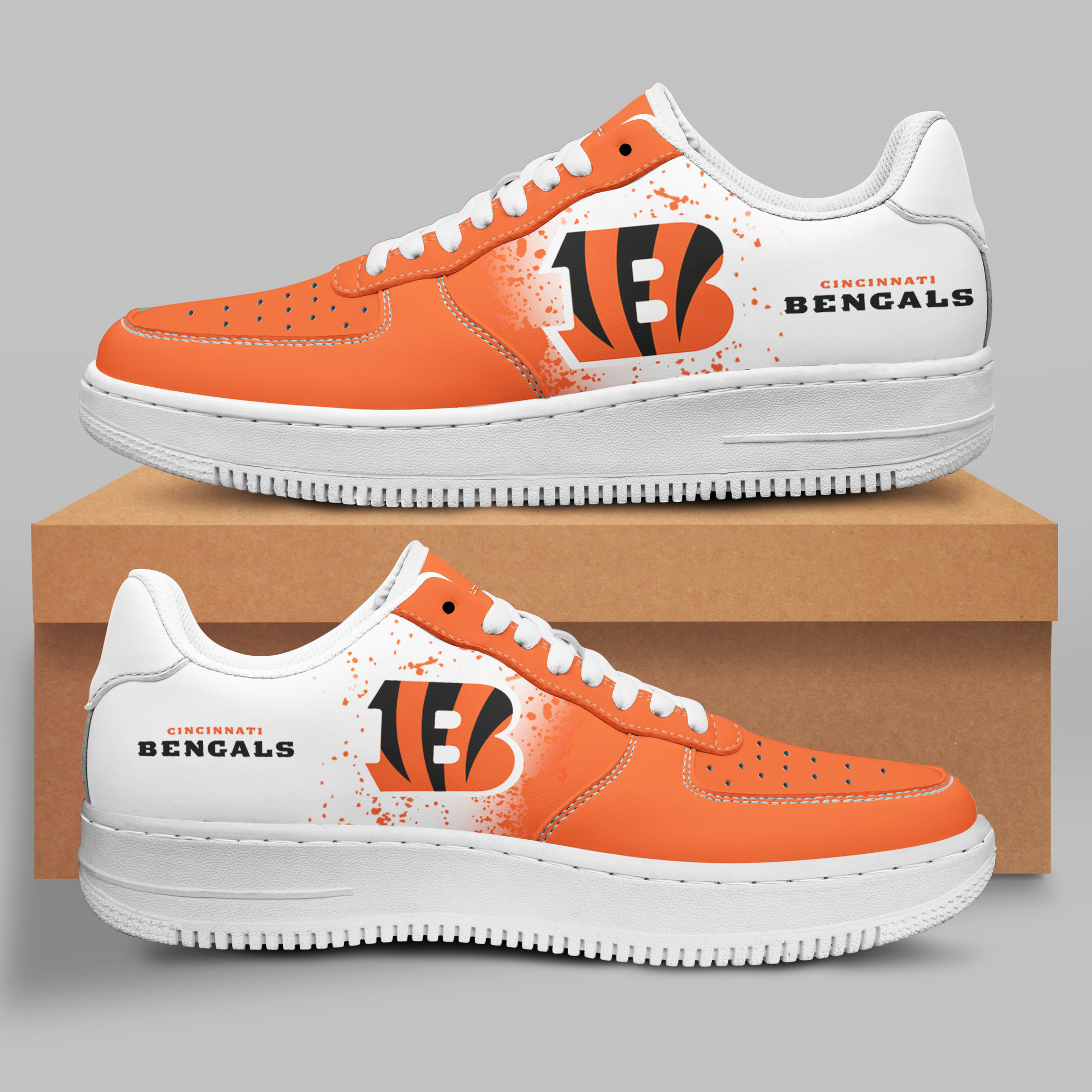 Cincinnati Bengals Air Force 1 Shoes 354 For Men Women