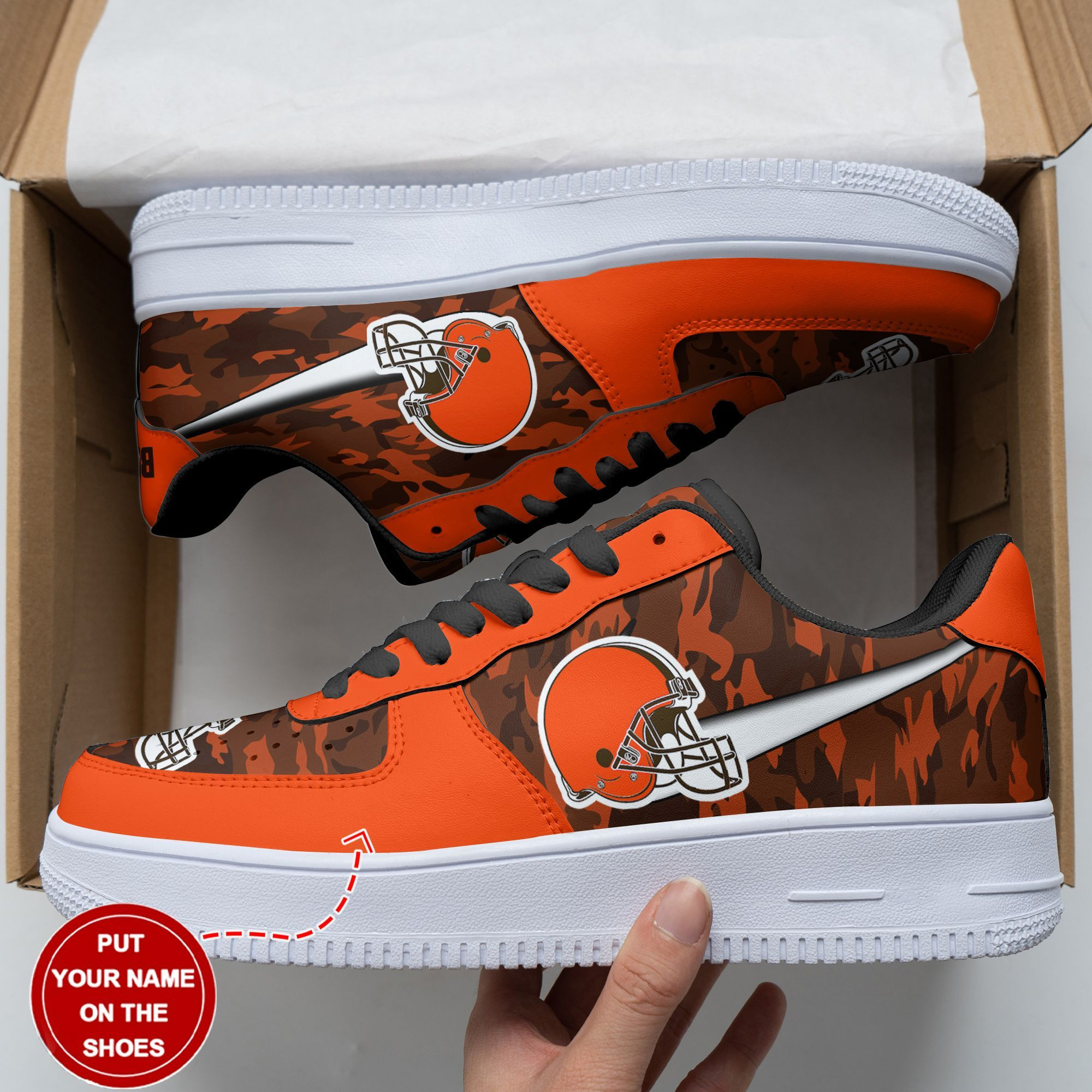 Cleveland Browns Personalized Air Force 1 Sneakers 88 For Men Women
