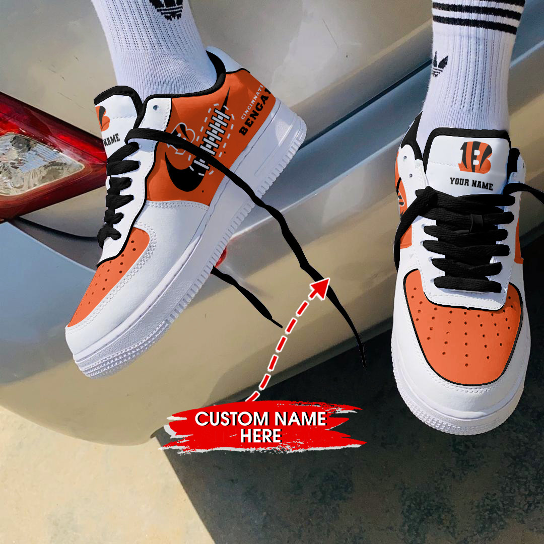 Cincinnati Bengals Personalized Air Force 1 Shoes Bg331 For Men Women