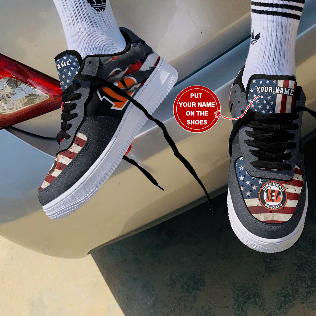 Cincinnati Bengals Personalized Air Force 1 Shoes Bg166 For Men Women