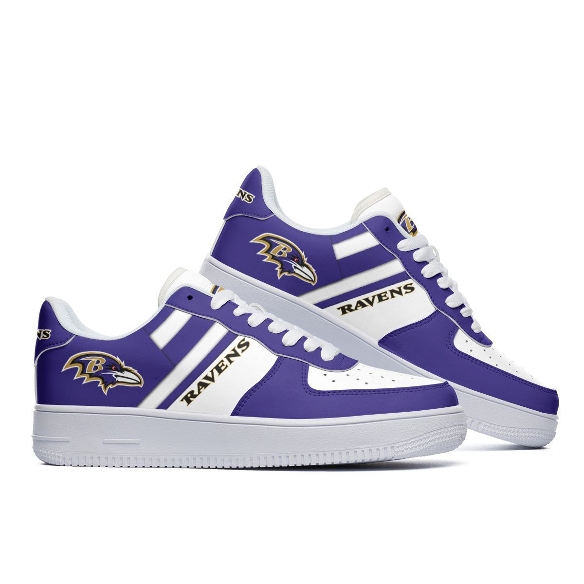 Baltimore Ravens Air Force 1 Shoes 206 For Men Women