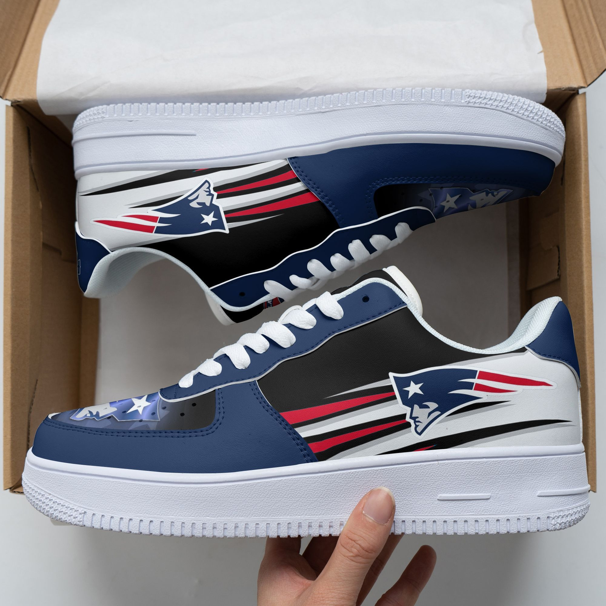 New England Patriots Air Force 1 Shoes 169 For Men Women