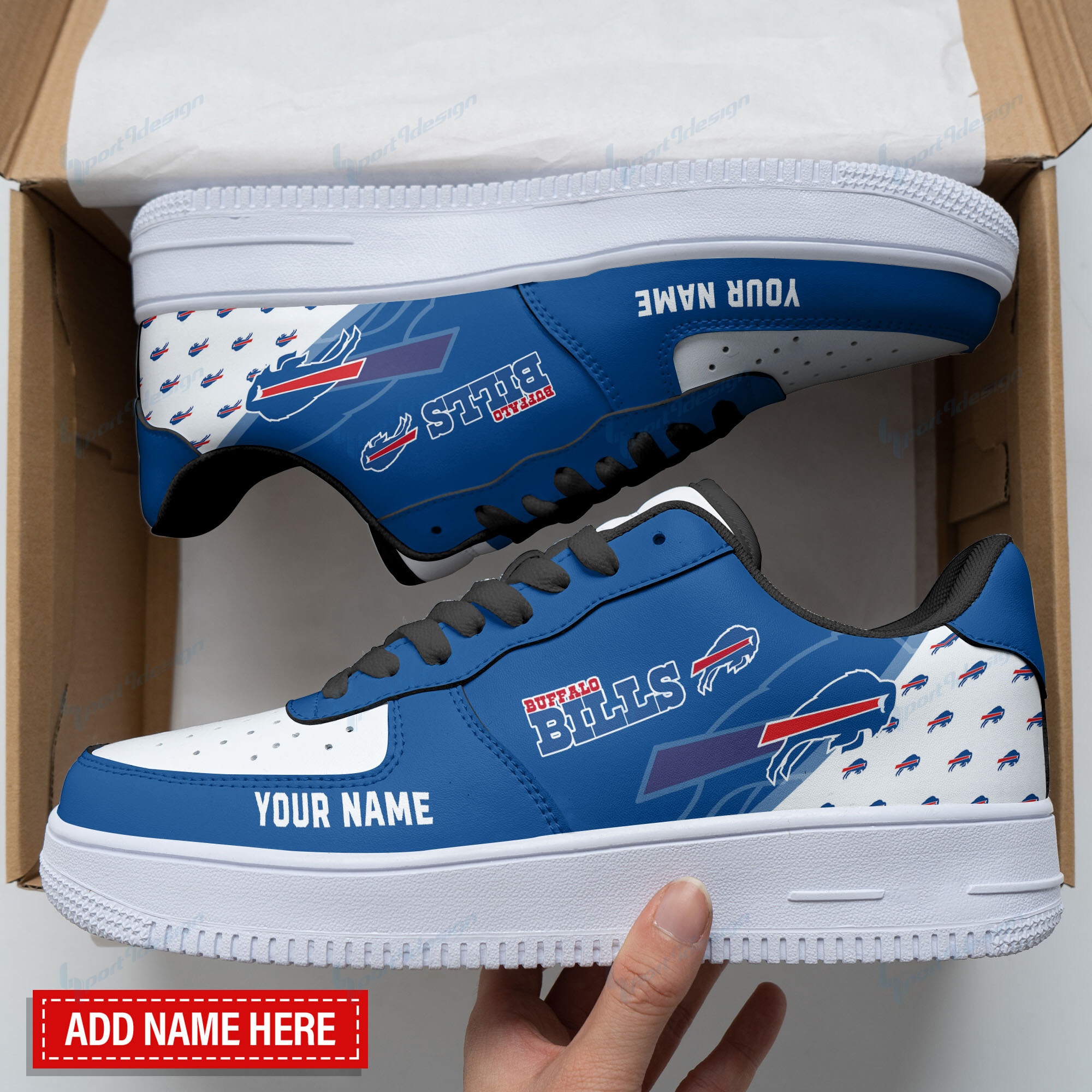 Buffalo Bills Personalized Air Force 1 Shoes Bg131 For Men Women