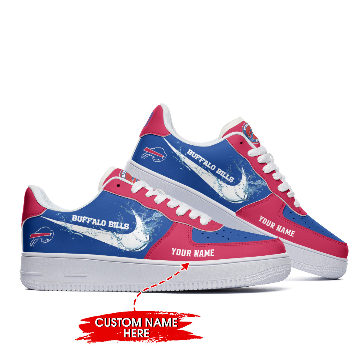 Buffalo Bills Personalized Air Force 1 Shoes Bg284 For Men Women