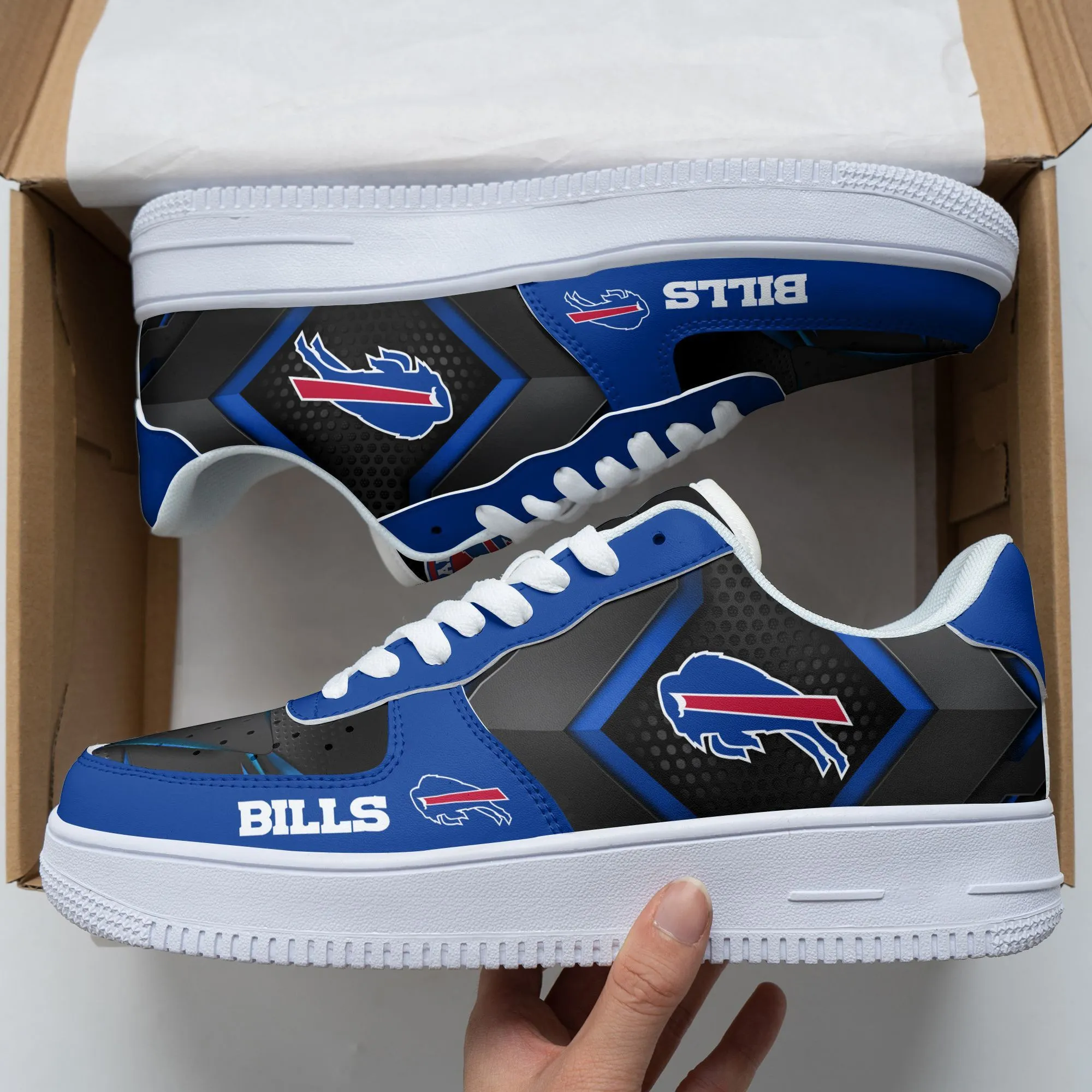 Buffalo Bills Air Force 1 Shoes 195 For Men Women