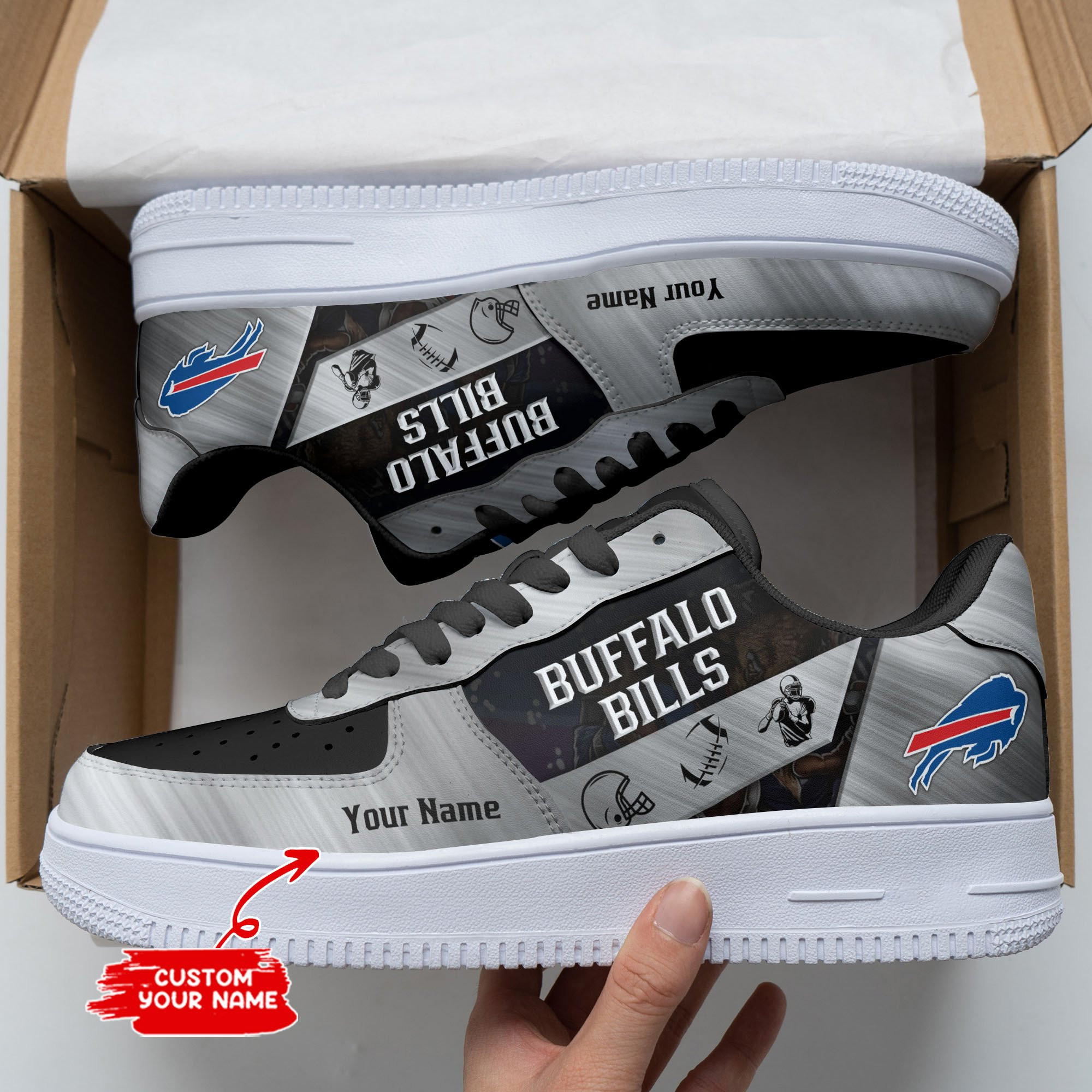 Buffalo Bills Personalized Air Force 1 Shoes Bg270 For Men Women