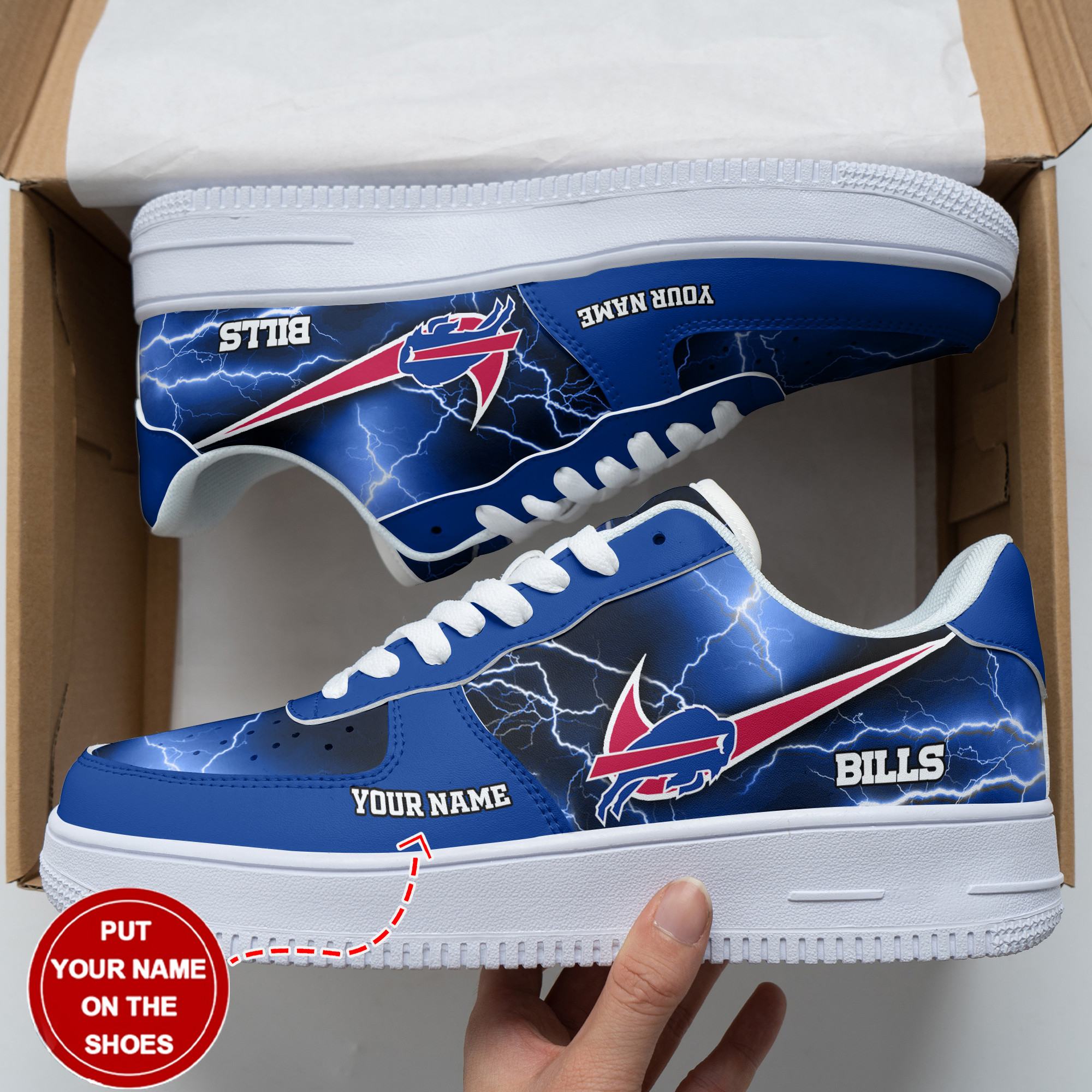 Buffalo Bills Personalized Air Force 1 Shoes Bg260 For Men Women