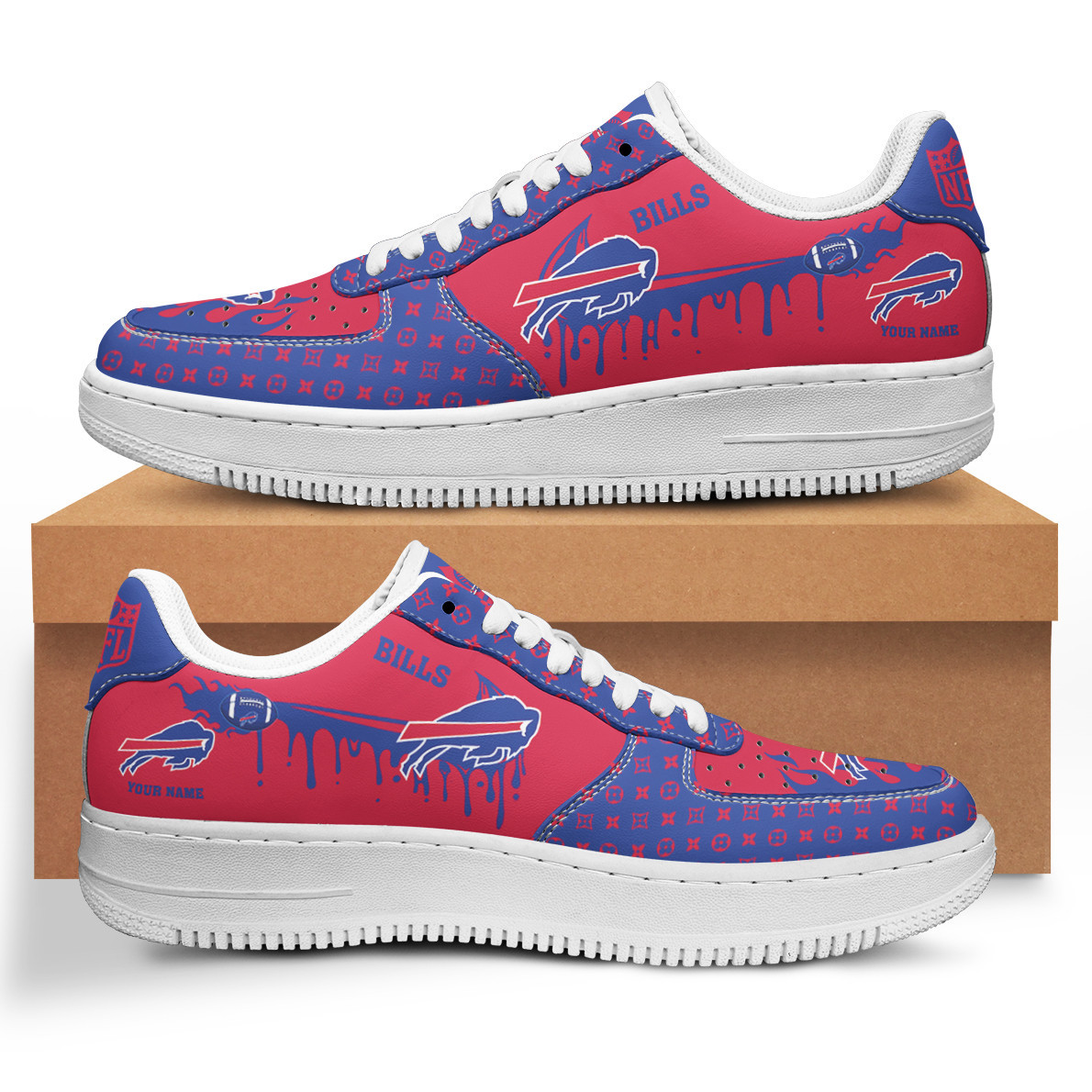 Buffalo Bills Air Force 1 Shoes Bg47 For Men Women