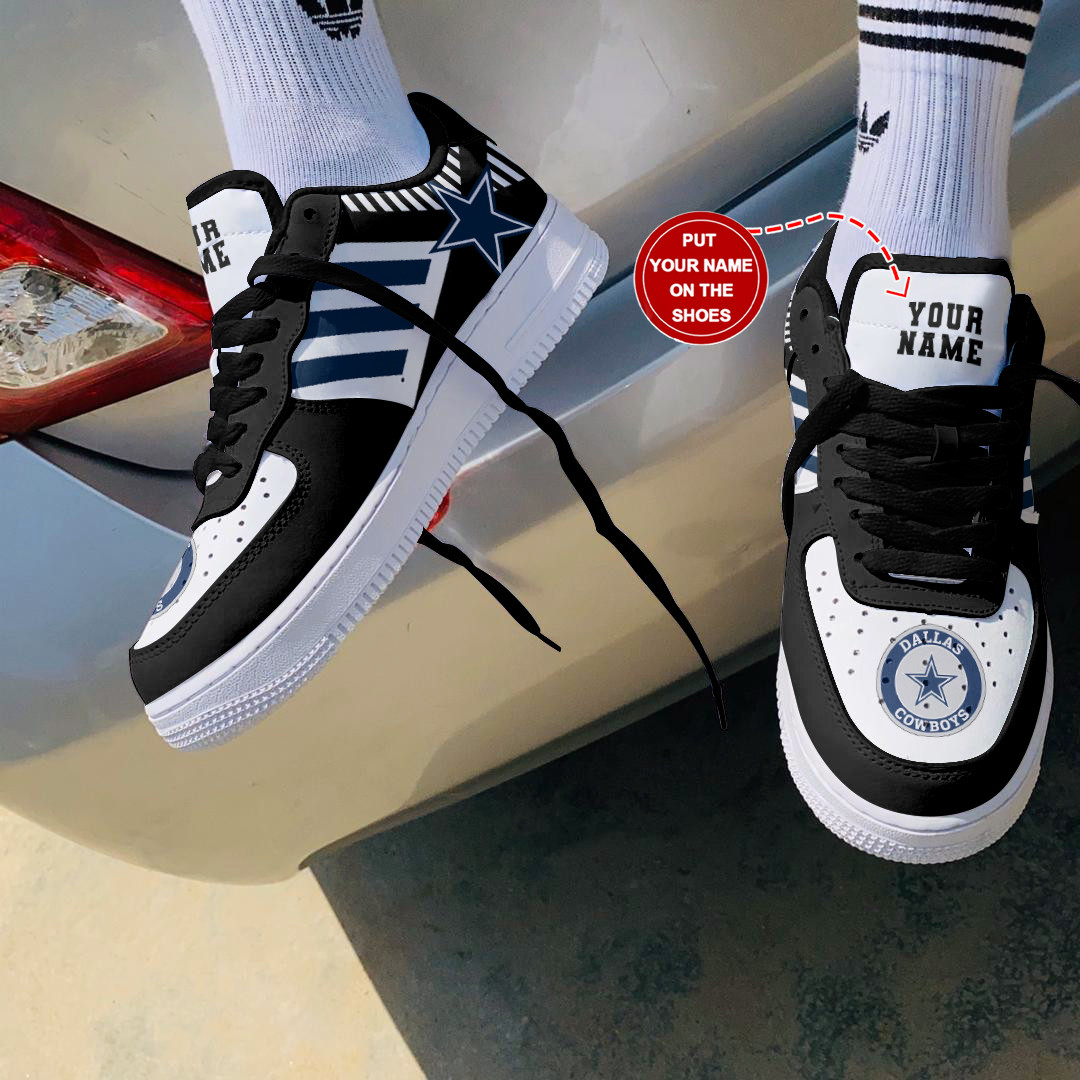 Dallas Cowboys Personalized Air Force 1 Shoes Bg236 For Men Women