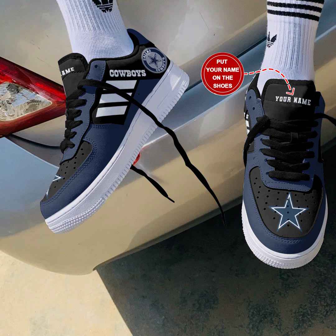 Dallas Cowboys Personalized Air Force 1 Shoes Bg230 For Men Women