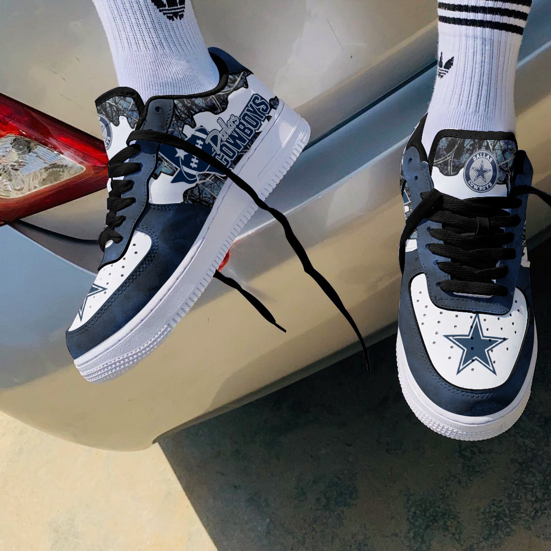 Dallas Cowboys Air Force 1 Shoes Bg168 For Men Women