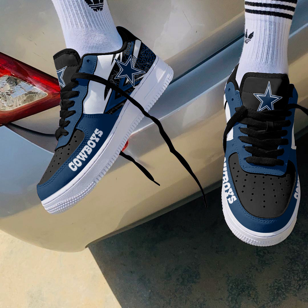 Dallas Cowboys Air Force 1 Shoes Bg83 For Men Women