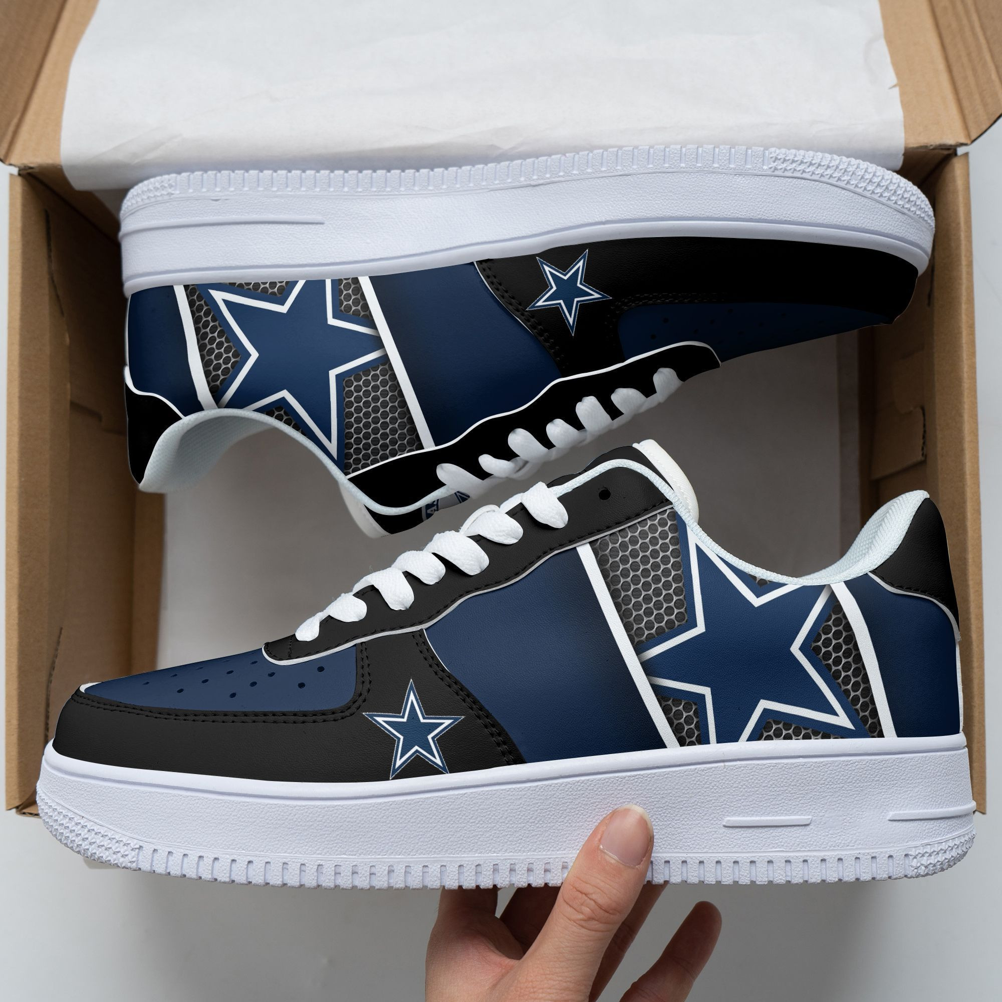 Dallas Cowboys Air Force 1 Shoes 182 For Men Women