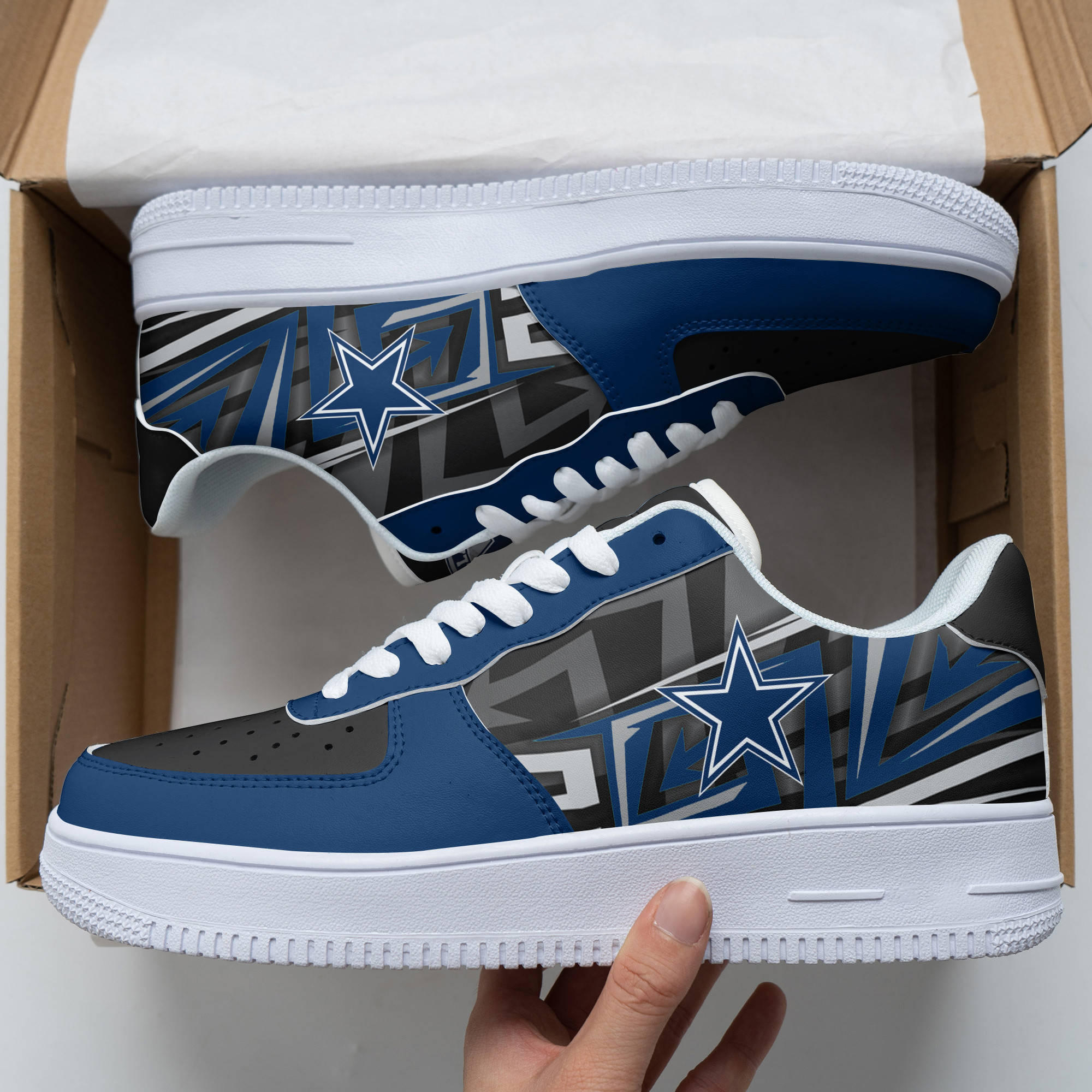 Dallas Cowboys Air Force 1 Shoes 283 For Men Women