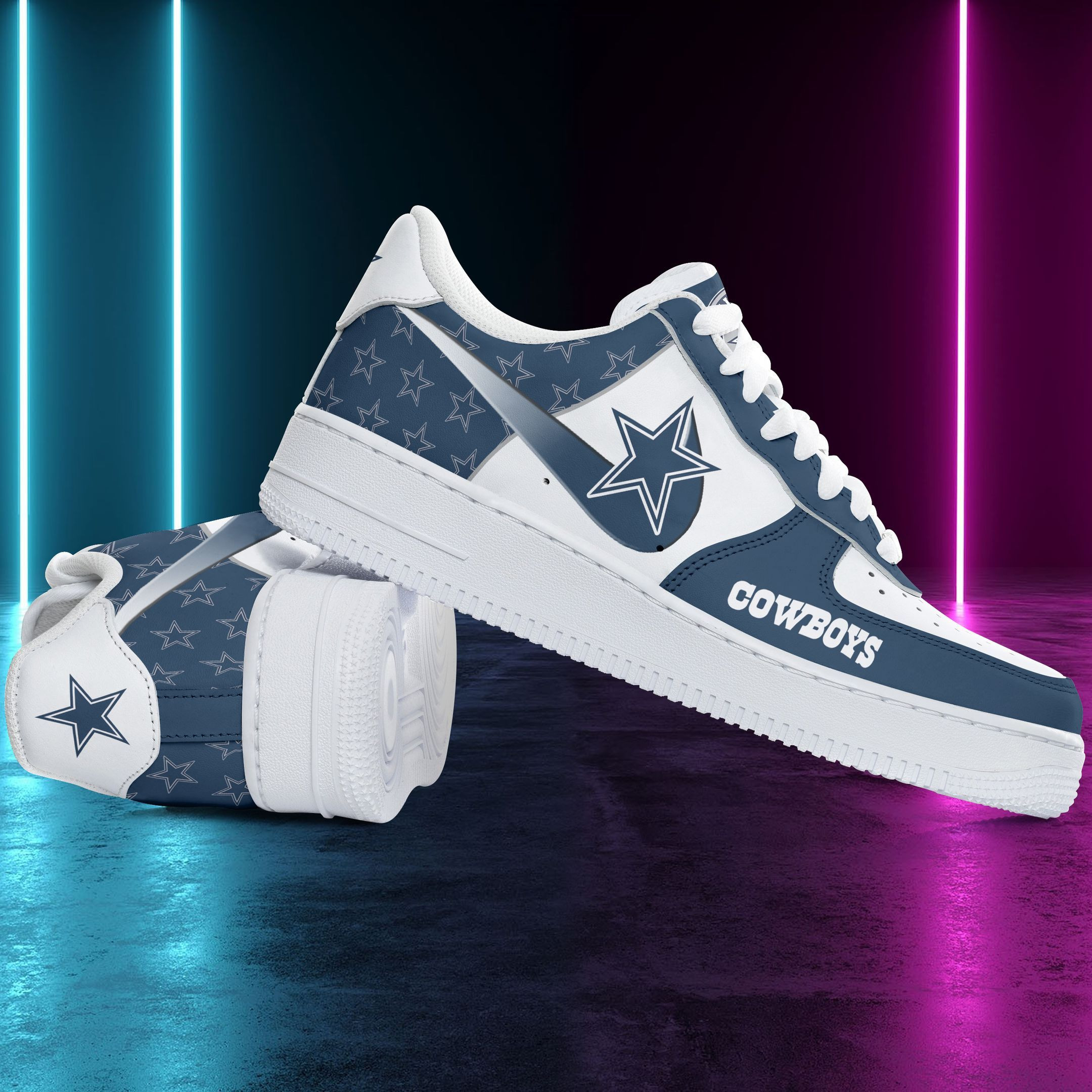 Dallas Cowboys Air Force 1 Shoes 175 For Men Women