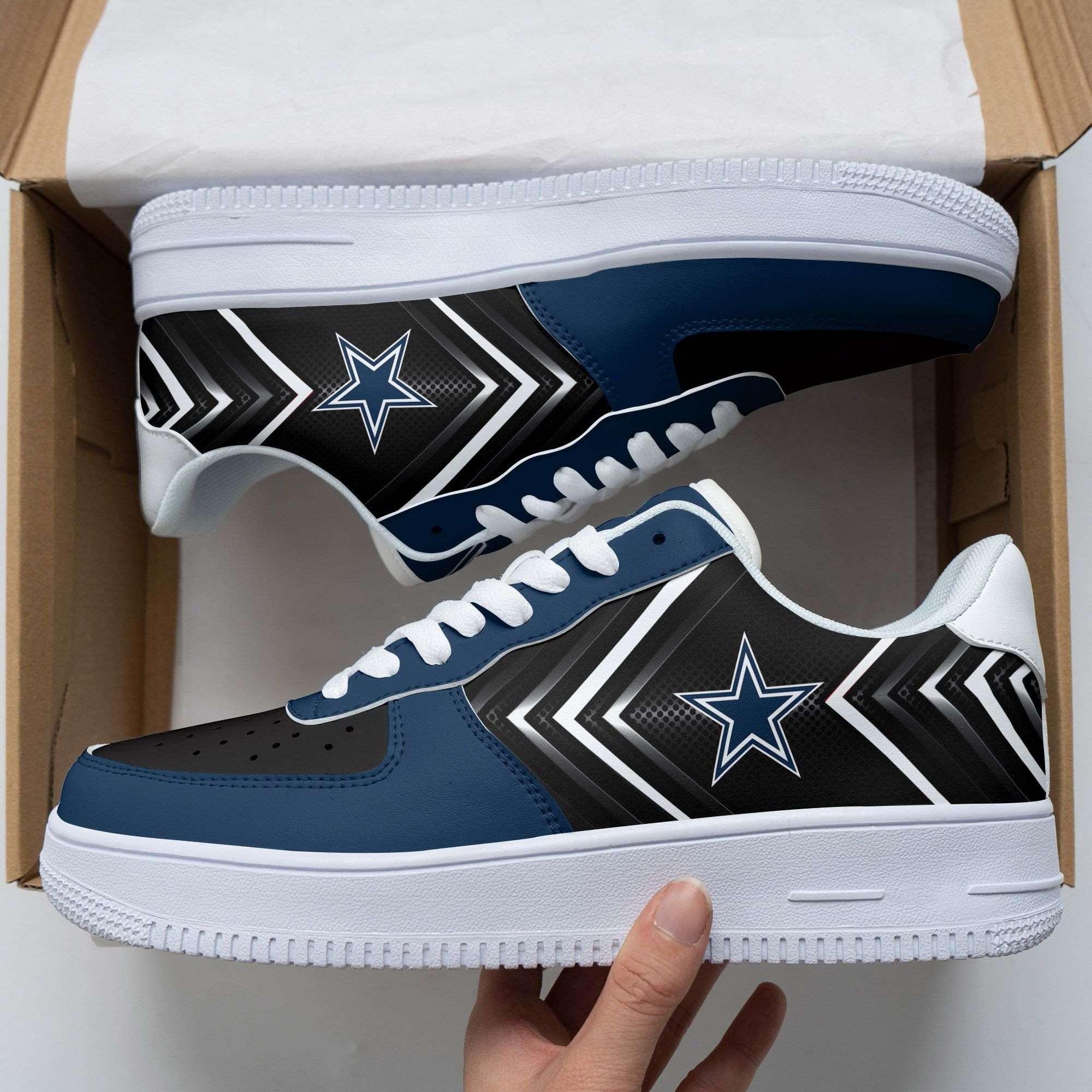 Dallas Cowboys Air Force 1 Shoes 235 For Men Women