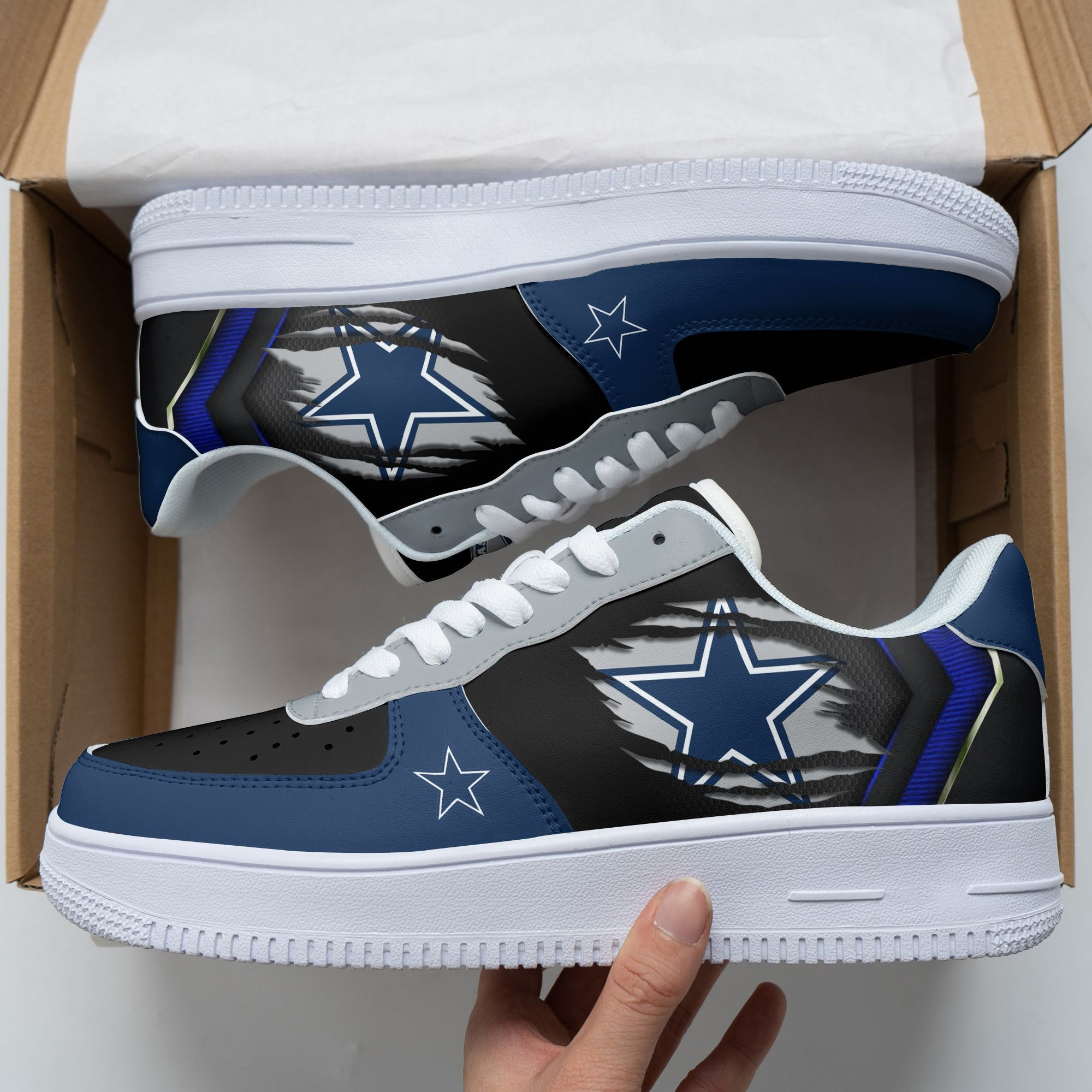 Dallas Cowboys Air Force 1 Shoes 230 For Men Women