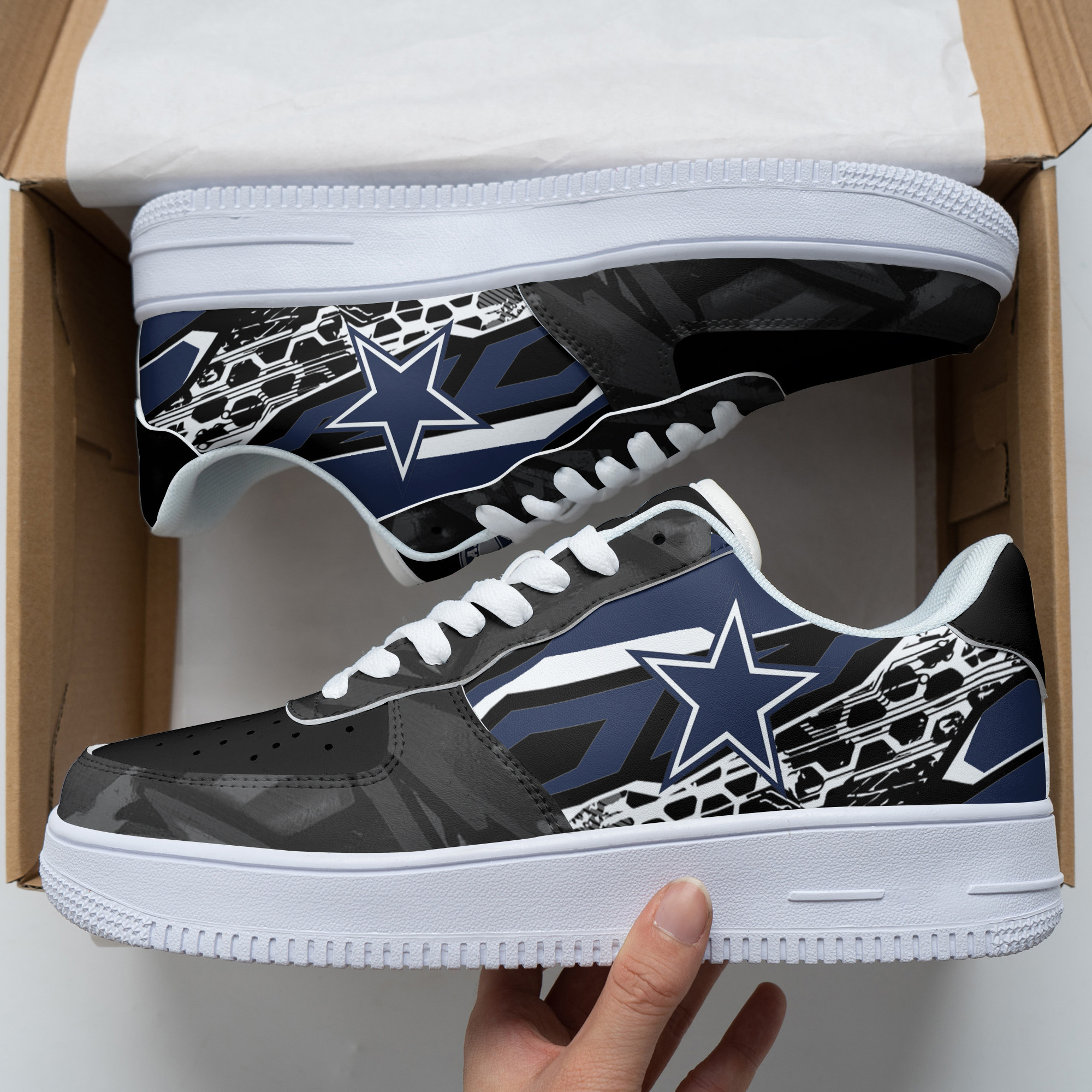 Dallas Cowboys Air Force 1 Shoes 337 For Men Women