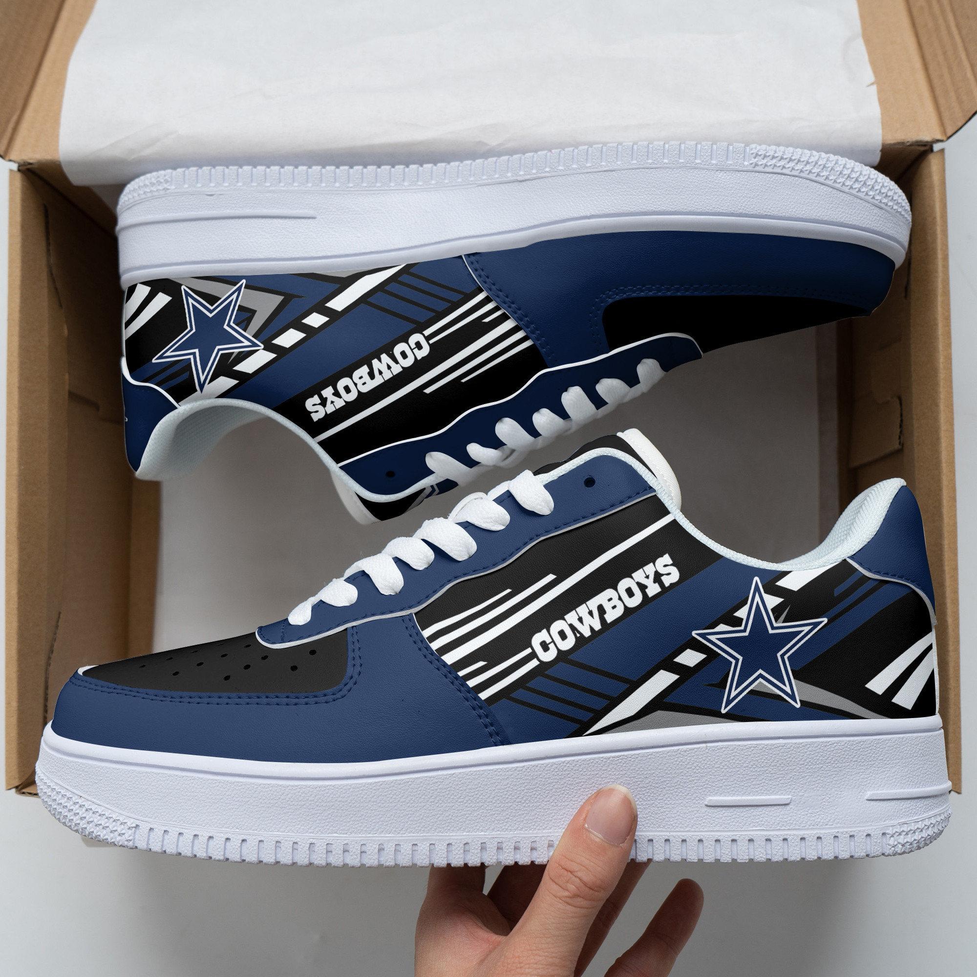 Dallas Cowboys Air Force 1 Shoes 341 For Men Women