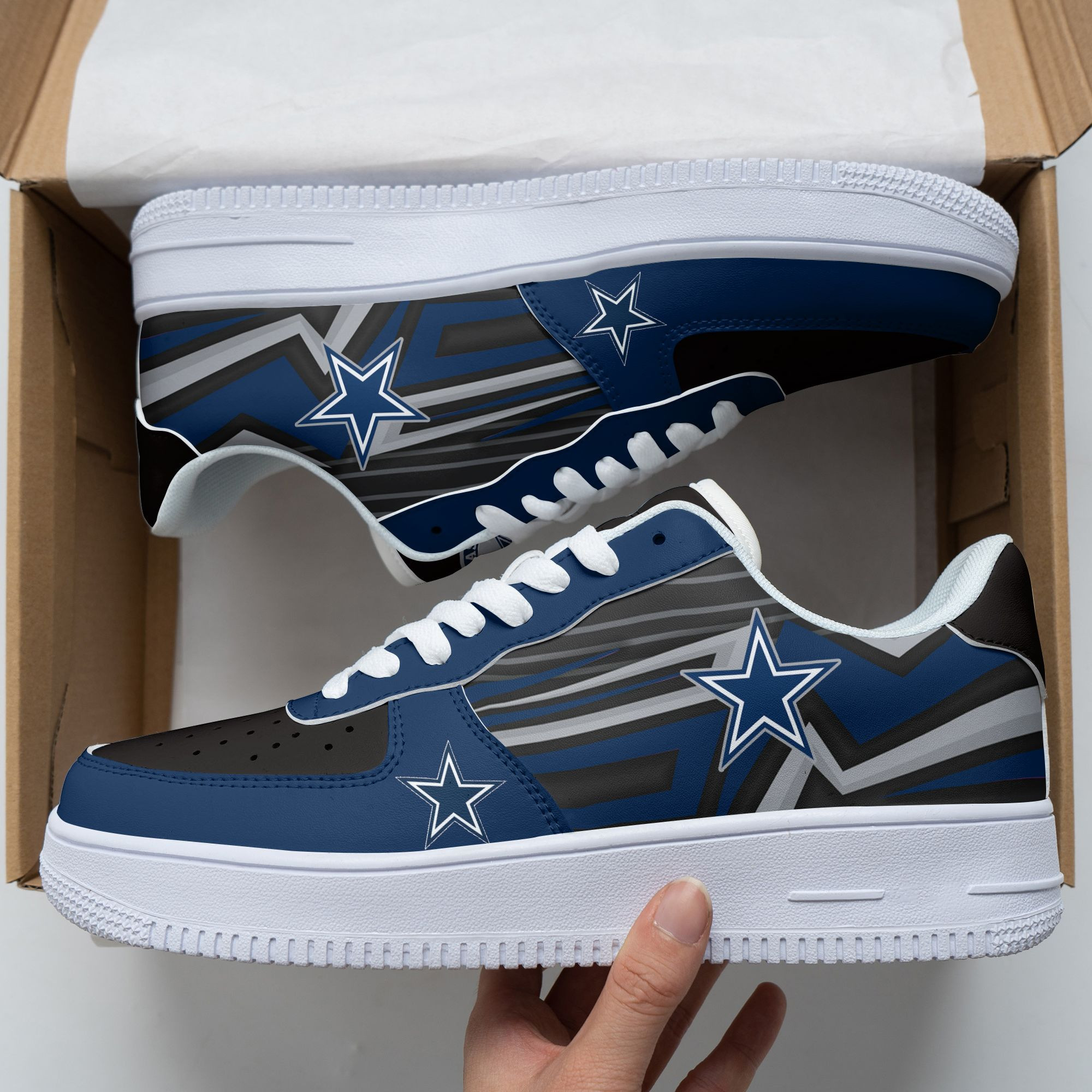 Dallas Cowboys Air Force 1 Shoes 262 For Men Women